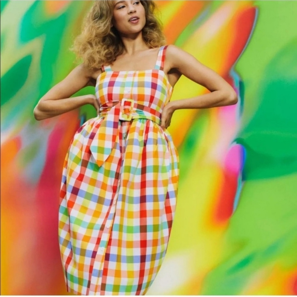 Christopher John Rogers x Target Checkered Dress 16W/18W